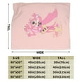 thumbnail image 3 of Pink Panther Blanket, Super Soft Throw Blanket For Bed Sofa Couch, Cozy Flannel Blanket For Bedroom Livingroom, 40"X30", 3 of 9