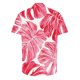 thumbnail image 4 of Camisas Hawaianas de los Hombres de Moda Casual Floral Impresión de Manga Corta Solapa Botón Arriba, Ligero para Primavera Verano, 4 of 9