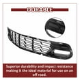thumbnail image 6 of Kojem Front Lower Grille for 2014-2019 Chevrolet Corvette C7 All Models Z06 Style Bumper Cover Painted Glossy Black Plastic (W/O Front Camera Bracket), 6 of 11