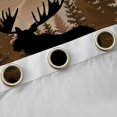 thumbnail image 4 of Homewish Rustic Reindeer Elk Black Out Curtains, Woodland Wildlife Curtains Pack of 2 (42x63 Each), Countryside Theme Bedroom Curtains, Window Curtains Bedroom Decor, 4 of 6