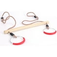 thumbnail image 6 of Kids Trapeze Swing Bar with Rings with Hanging Ropes, 6 of 7