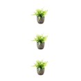 thumbnail image 1 of Decodeary Green Eco-friendly Artificial Money Tree In Pot Long-lasting Durability Realistic Appearance white rose 3Set, 1 of 6