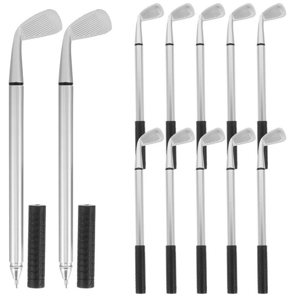 12 Pcs Fountain Pen Golf Metal Ballpoint Club Shaped Gift for Special Occasions