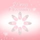 thumbnail image 5 of Arte de uñas navideño con purpurina francesa y copos de nieve blancos, 24 pegatinas para uñas, 5 of 7