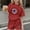 Red, variant on ITSAME Girls 4th of July Outfits 2-Piece, Fashion Print Crewneck T-Shirts and Shorts Casual Clothes Set Sky Blue Size 13-14