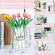 thumbnail image 2 of unique Book Vase for Flowers, Tulip Vase, Clear Book Vase, Acrylic Book Vase, Transparent Book Shape Flower Vase, Book Lovers Gifts, 2 of 5