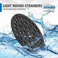 thumbnail image 2 of Couvercle de Drain de Sol Passoire JUMBO Fonte 15cm Rond, 2 of 5