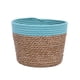 thumbnail image 4 of Cesta de almacenamiento, cesta tejida para macetas, adorno simple, maceta portátil, contenedor para macetas para dormitorio, sala de estar, porche Sin asa, 4 of 8