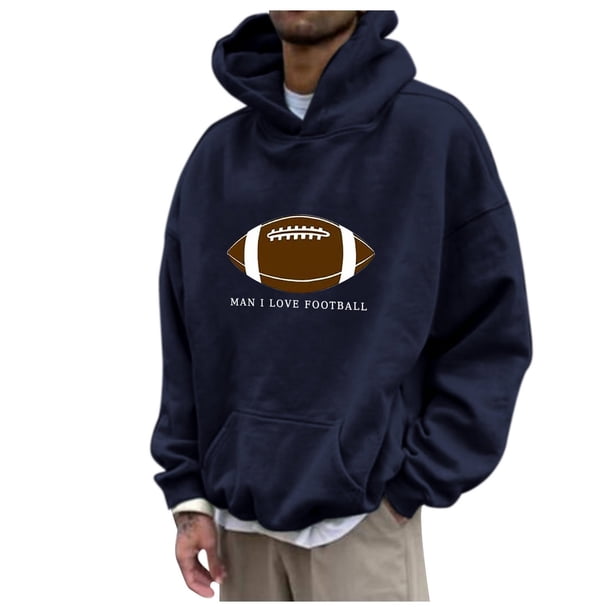Gibobby Sudaderas con capucha para hombre talla grande ajuste holgado holgadas para invierno(Marina,G)