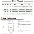 thumbnail image 2 of Women‘s One Piece Swimsuit Tummy Control Underwire Bathing Suits Retro Printed Monokini Swimwear, 2 of 5