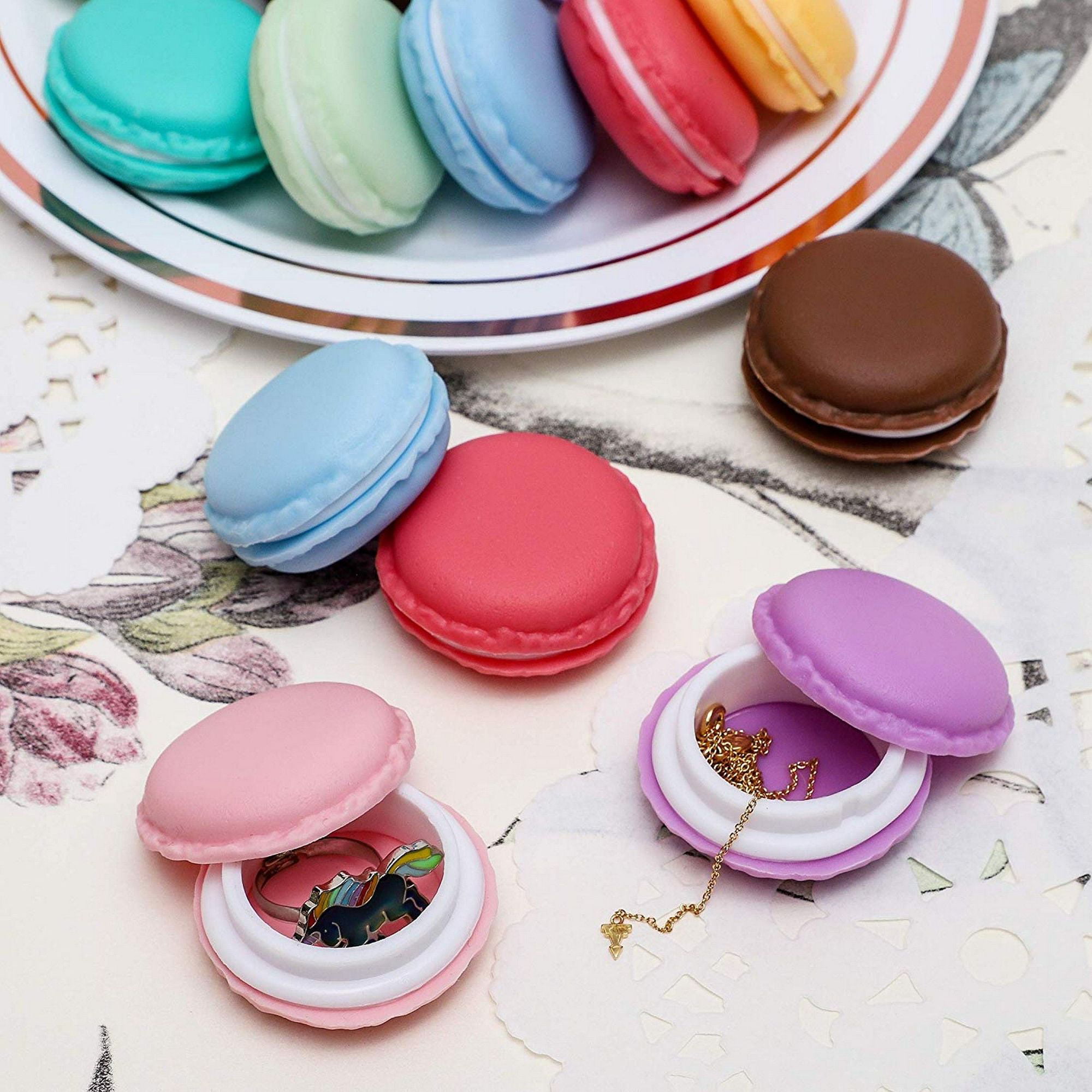 Macaron Mini Jewelry Storage Box Case Pill Case Container Candy Color JEIS 