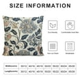 thumbnail image 5 of Nawypu  Pillow Case Custom, Blue Pillow Cases, Floral, Jute Lace Throw Pillows Cover for Sofa, Nature Pattern Contemporary Halloween Decorations - Morning Glories, 5 of 5