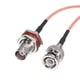 thumbnail image 4 of Cables Coaxiales Rg316 Bnc Macho A Bnc Hembra Con Adaptador, Cable Coaxial Rf de Baja Pérdida de 6 Pies de Longitud, Color Naranja, 1 Ud, 4 of 7