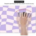 thumbnail image 2 of Pastel Purple Checkered Desk Mat Large Mouse Pad, Desk Protector, Writing Mat for Work Home Decor, NonSlip Rubber Gaming Mousepad, Big Office Computer Laptop Mat, 31.5x11.8 in, 2 of 6