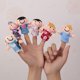 thumbnail image 2 of 6PCS Cartoon Animal Family Finger Puppet Soft Plush Toys Role Play Tell Story Cloth Doll Educational Toys for Children Gift, 2 of 5