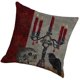 thumbnail image 1 of Wosthever Funda de almohada decorativa, decoración de Halloween, funda de almohada acogedora con patrón de calabaza, funda de cojín cuadrada para sofá, Decoración del hogar tres SXYM42 Wosthever HA060851-03B, 1 of 6
