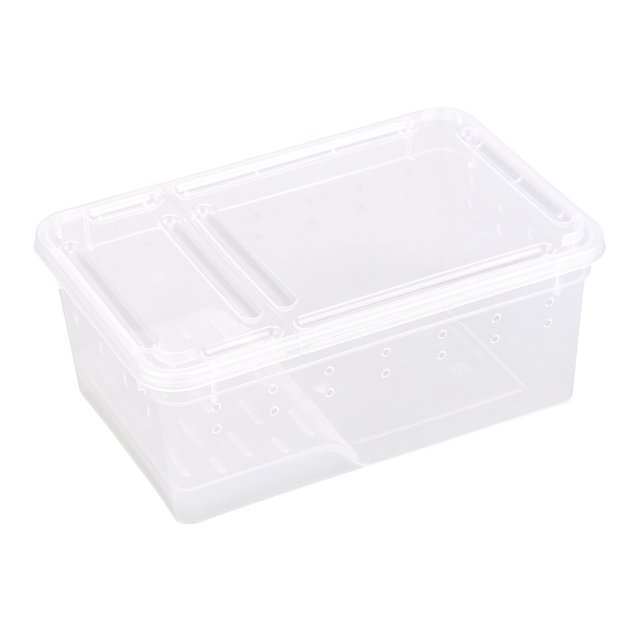 Reptile Cage Tank Home Acrylic Insect Terrarium Salamander Breathable Amphibious Horned Frog Turtle Breeding Box