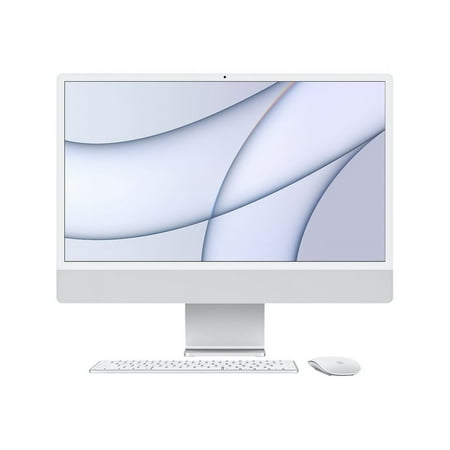 iMac 24" with Retina 4.5K display All-In-One - Apple M1 - 8GB Memory - 512GB SSD - w/Touch ID - Silver