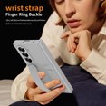 thumbnail image 6 of ELEHOLD Case for Samsung Galaxy Z Fold 6, Anti-Drop Thin Hinge Protection Screen Protector Case with Strap & Kickstand,Gray, 6 of 7