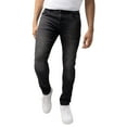 thumbnail image 4 of CULTURA AZURE Mens Slim Fit Denim Jeans, Black Wash, 40X32, 4 of 6