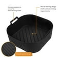 thumbnail image 3 of AFQH Air Fryer Accessory Silicone Baking Tray for NA230 for COSORI 6.2L, 3 of 9