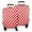 Red and Black, variant on Black White Square Checkered Pattern Luggage Cover Fashion Suitcase Cover Baggage Covers Fit 25-28 Inch Luggage (Go Travel)