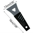 thumbnail image 2 of JilgTeok Ice Scraper for Car Windshield, Snow Scraper for Car, Ice Scraper for Cars and Small Trucks, Scratch Free Ice Snow Frost Removal Tool Non-Slip Handle(7.17*2.95in), 2 of 5