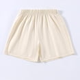thumbnail image 7 of Babcutegg Boys Girls Solid Color Casual Shorts Lightweight Summer Clothes with Elastic Waist and Drawstring White Size 7-8, 7 of 7