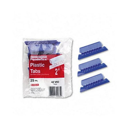- Esselte Pendaflex Corporation Hanging File Folder Tabs, 1/5 Tab, Two Inch, 25/Pack