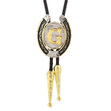 Cravatta Bolo Con Iniziale Personalizzata – Accessorio Da Cowboy - Foto 12