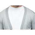 thumbnail image 5 of X RAY JEANS Mens Herringbone Cardigan Sweater, Off White/H Grey, XL, 5 of 6