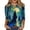 1-Light Blue2^0703Y, variant on 250 Anniversary Shirts 1776-2026 Flag Print Womens 3/4 Sleeve Tops Independence Day Red White and Blue 4th of July Womens Shirts XXL