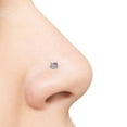 thumbnail image 2 of Sanrio Hello Kitty Stainless Steel (316L) Nose Stud - Hello Kitty Crystal, Authentic Officially Licensed, 2 of 5