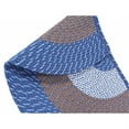 thumbnail image 2 of Better Trends 22" x 44" Wedge Braided Rug 100% Polypropylene Durable and Stain Resistant Reversible Indoor Area Utility Rug, Country Stripe Collection - Chambray Stripe, 2 of 5