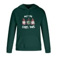 thumbnail image 1 of Pompotops Sweat à Capuche Imprimé de Noël pour Hommes, Manches Longues, en Solde, 1 of 5