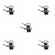 thumbnail image 1 of Billuyoard Clips de cable adhesivos fáciles de instalar - Ahorro de espacio y gestión de cables Cable autoadhesivo Brida adhesiva negra 25 * 25 Type2 NO2, 1 of 6