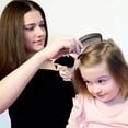 thumbnail image 3 of Dandruff Removal Scalp HairDressing Comb Self-Cleaning Anti-Static Massage Brushes Hair Salon Styling Tools, 3 of 7