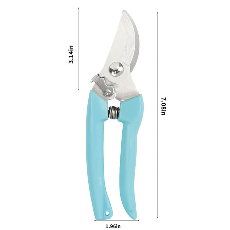 SDJMa Bypass Steel Pruning Shears with Stainless Steel Blades Garden Shears  Garden Clippers Florist Scissors Hand Pruners Garden Tools Gardening Tools
