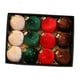 thumbnail image 3 of Adornos navideños con bolas flocadas, colgantes irrompibles, reutilizables y creativos. 12 unidades 4 colores, 3 of 9