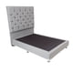thumbnail image 3 of Box Base Cama Matrimonial + Cabecera Capri Gris Claro, 3 of 8