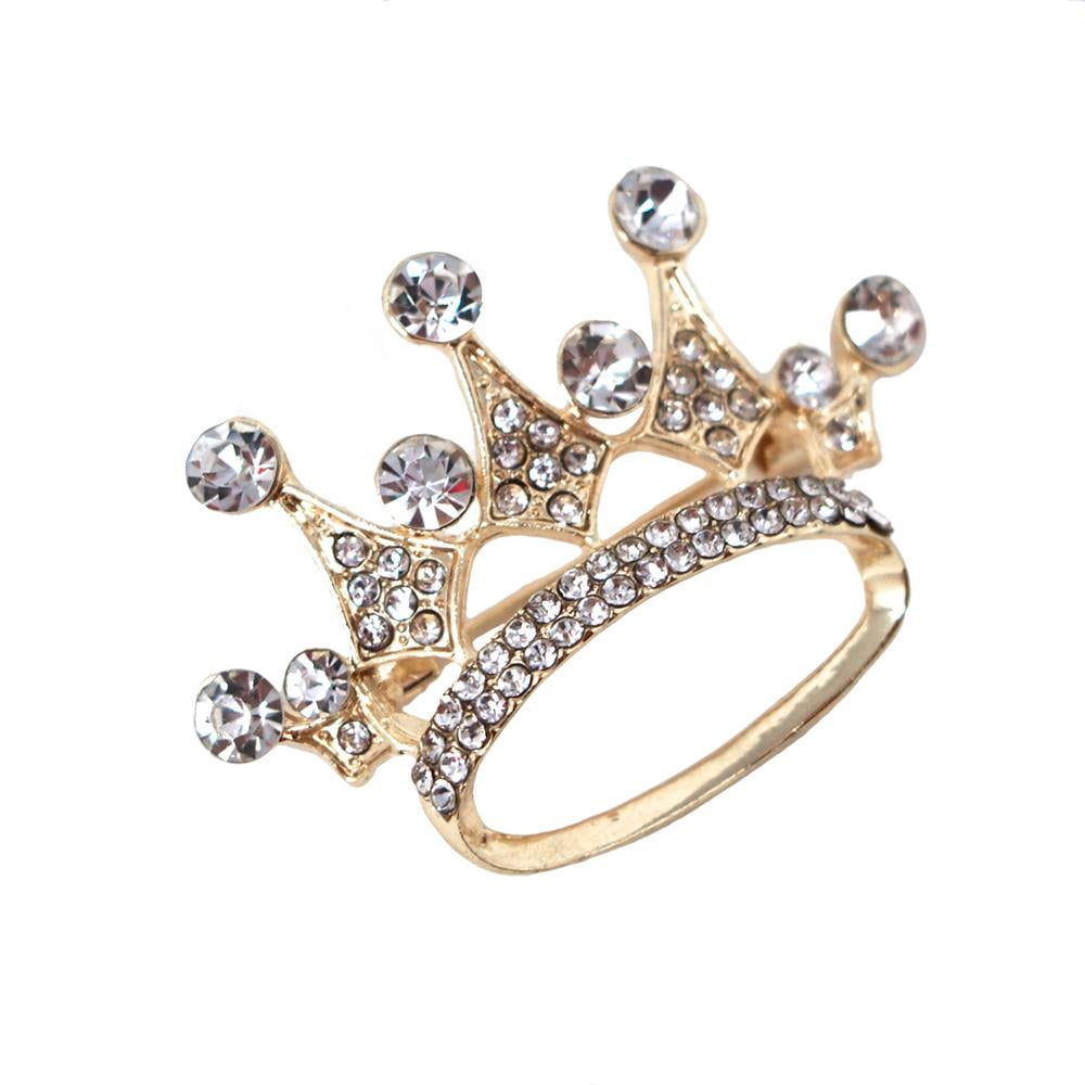 King deals crown brooch