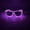 Pink, variant on Ticikt Halloween Party Glasses LED Light Up Wireless EL Flash Glasses For Dance Rave Night Club Accessories Decoration