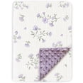 thumbnail image 1 of Manta para bebé BOPRIO, 76 x 102 cm, suave forro polar de muselina floral, 1 of 7