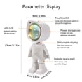 thumbnail image 3 of Lámpara De Puesta De Sol De Astronauta Astronauta Sunset Lamp 600MAH Sunset RGB Night Lamp para Home Hotel (B) Likrtyny Para estrenar, 3 of 7