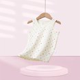 thumbnail image 2 of Utoimkio Toddler Baby Boys Girls Solid Tank Tops Cotton T-Shirts Home Undershirts Summer Sleeveless Vest Size 2-14T, 2 of 3