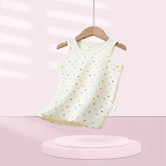 Penkiiy Summer Boys & Girls Cotton Tank Tops - Cool & Breathable Undershirts for Kids