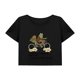 thumbnail image 1 of Top corto para mujer, trajes de verano para mujer, camisa con cuello redondo a la moda para ir al trabajo S, 1 of 7