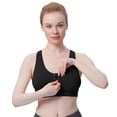 thumbnail image 2 of Sujetador deportivo WANAYOU inalámbrico con cremallera en la parte delantera para mujeres después de la cirugía, 2 of 9