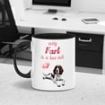thumbnail image 2 of Every Fart is Love Note English Springer Spaniel Guilty Face Happy Valentine's 11oz Accent Two-tone Mug Springers Dog Lover Gifts Coffee Tea Cup - 01016, 2 of 5