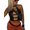 black, variant on PU Leather Buckle Sexy Crop Top Women Club Wear Rave Outfit Festival Clothing Backless Halter Tank Tops Spring Summer